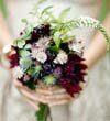 Rustic wedding bouquet by Poppies and Posies