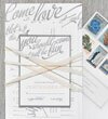 Wedding Invitations by Coral Pheasant Stationery