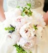 Blush pink wedding bouquet