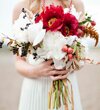 Creative rustic wedding bouquet by Sarah Winward