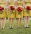 Bridesmaids in Yellow