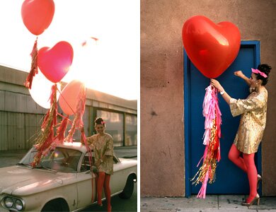 Geronimo Balloon Troopers Heart-Shaped Valentine's Day Balloons