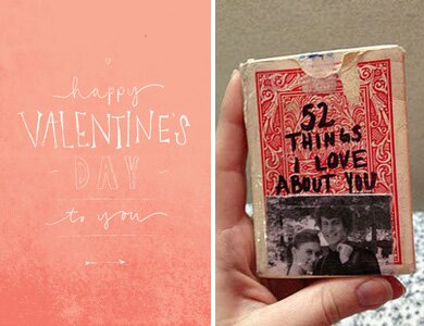 Valentine's Day card and gift ideas