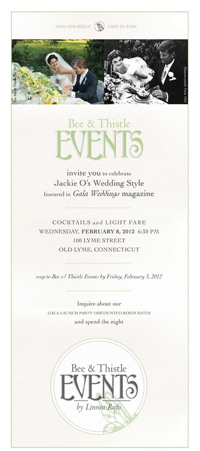  to celebrate Jackie O's wedding style on February 8th in Old Lyme 