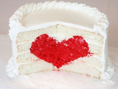 Valentine's Day Heart Cake